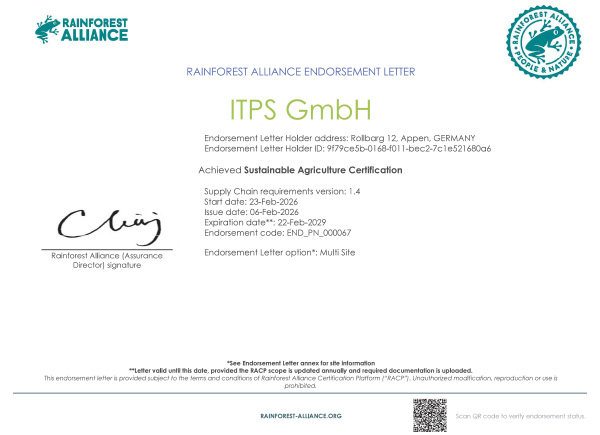 Tee-Nord - Zertifikat